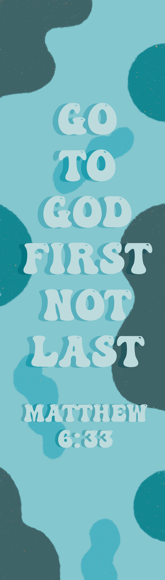 Go to God first Book mark