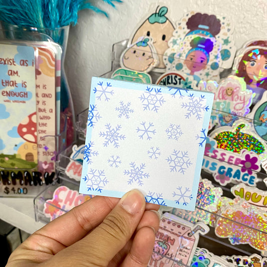 Snowflake Square Notepad