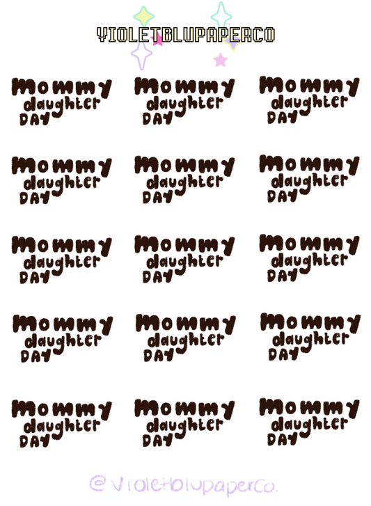mommy Day Bubble stickers
