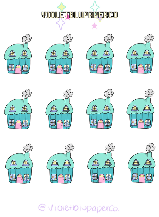 House Doodle Stickers